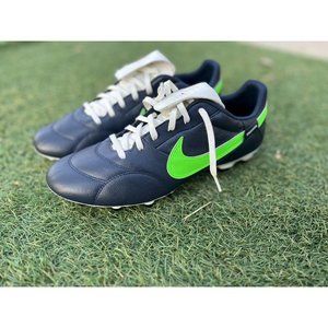 Nike Premier 3 FG Soccer Cleats Men's Size 9.5 Blue AT5889-431